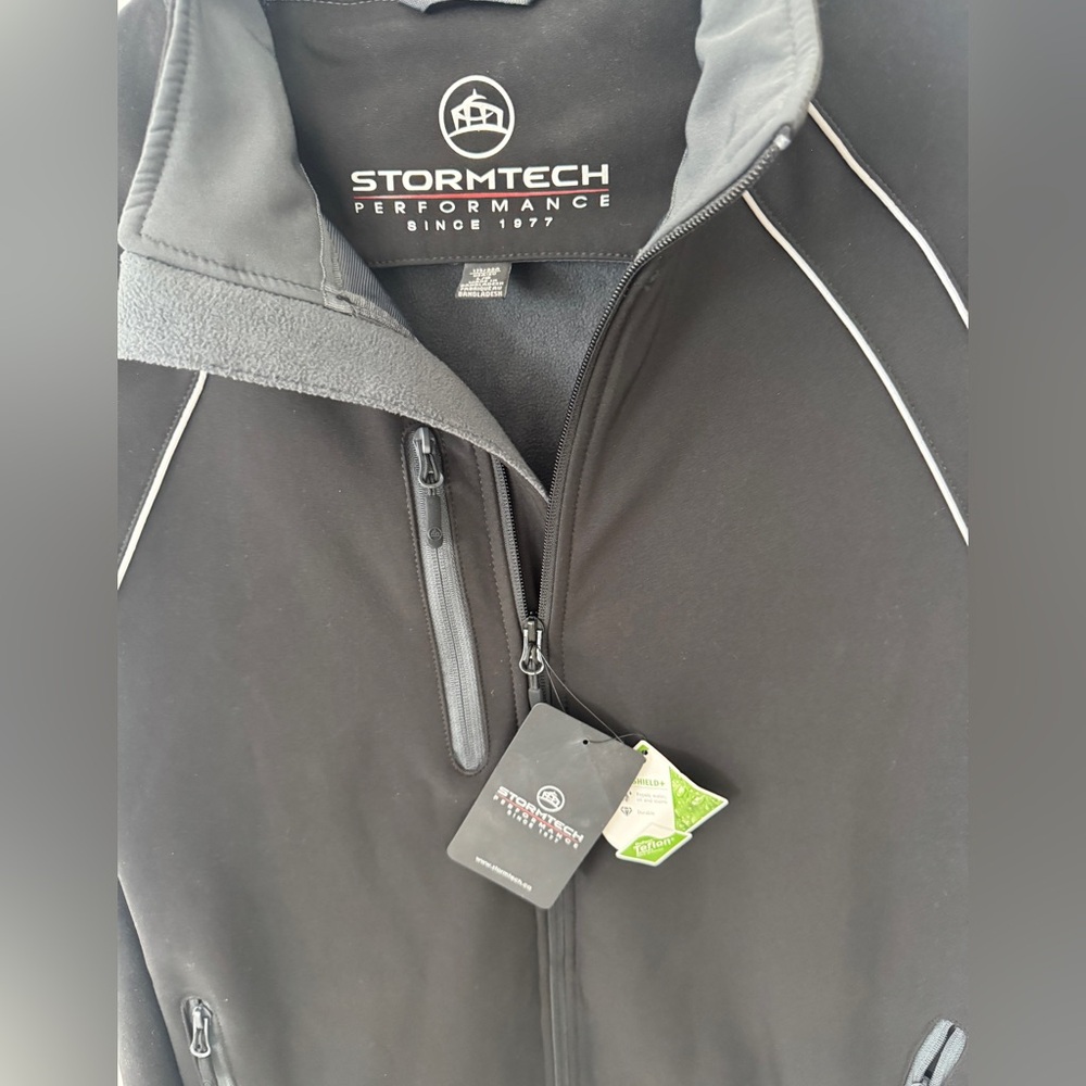 Stormtech Men’s Performance Black Jacket with Cis… - image 2